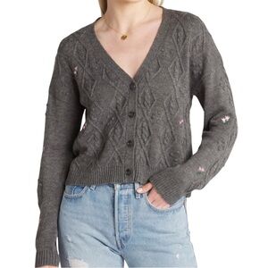 The General Good Mancora V-Neck Cardigan Sz Large - NWOT